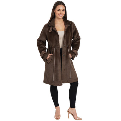 Love Token Tracy Coat-Women's Clothing-Brown-XS-Kevin's Fine Outdoor Gear & Apparel