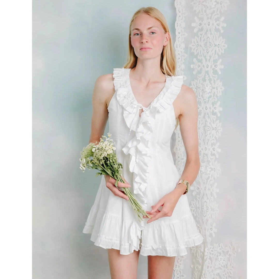 Love the Label Bowie Dress-Women's Clothing-Bright White-XS-Kevin's Fine Outdoor Gear & Apparel