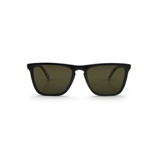 Krewe " Lafitte " Sunglasses-Sunglasses-Black + Absinthe Polarized-Dark Green (P)-Kevin's Fine Outdoor Gear & Apparel