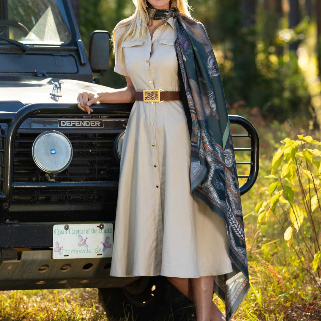 Barbour Margaret Midi Dress-Women's Clothing-Kevin's Fine Outdoor Gear & Apparel