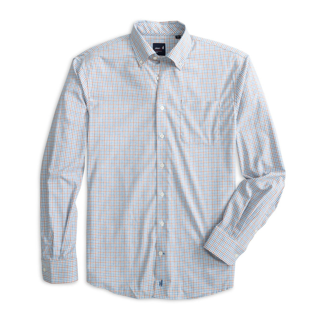 johnnie o dress shirts Surfsucker Knit Short Sleeve Button Down Shirt