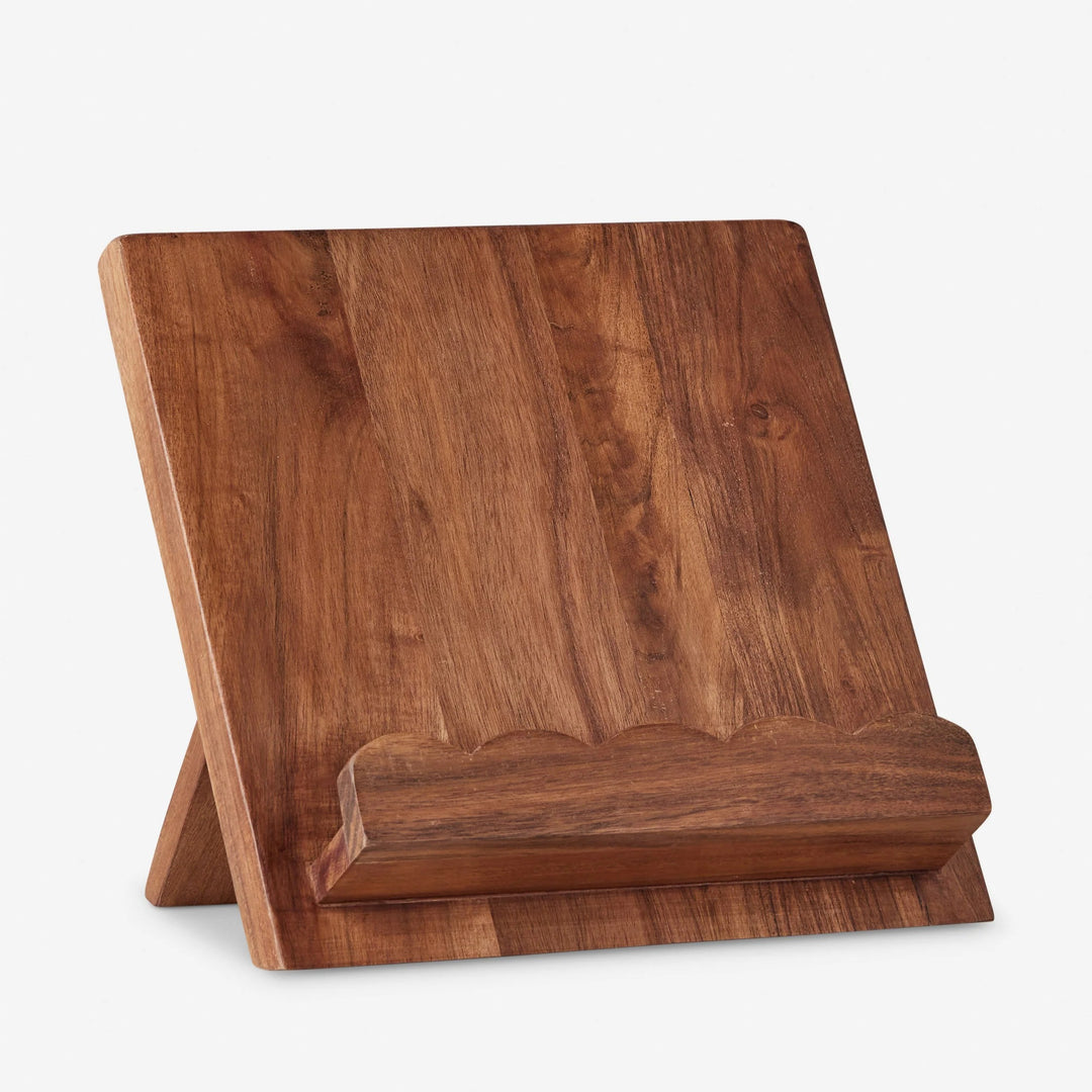 Scalloped Wood Book Stand-Home/Giftware-Kevin's Fine Outdoor Gear & Apparel