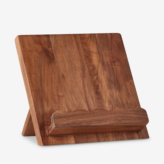 Scalloped Wood Book Stand-Home/Giftware-Kevin's Fine Outdoor Gear & Apparel