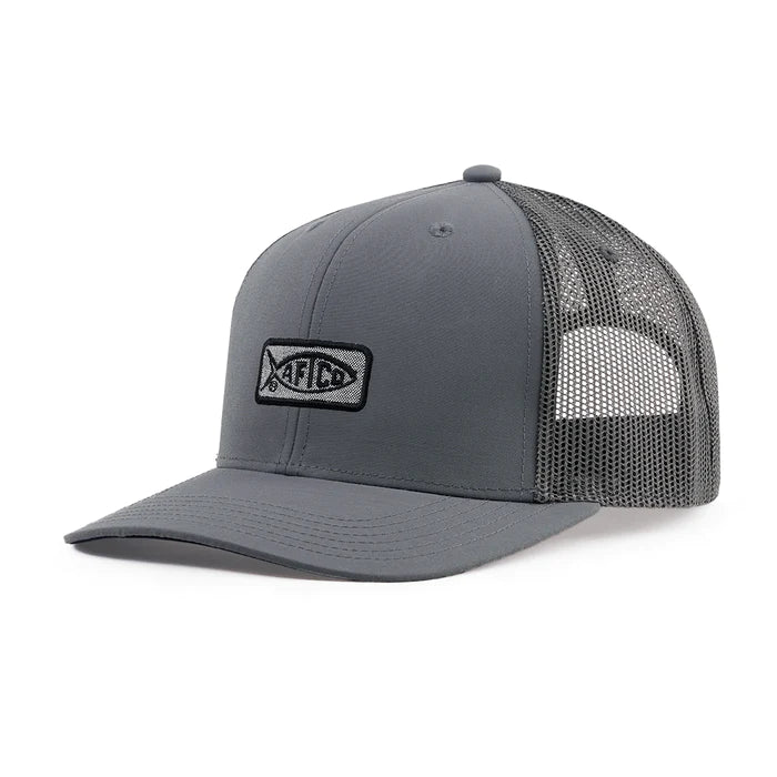 Aftco Original Fishing Trucker Cap-Men's Accessories-Charcoal-ONE SIZE-Kevin's Fine Outdoor Gear & Apparel