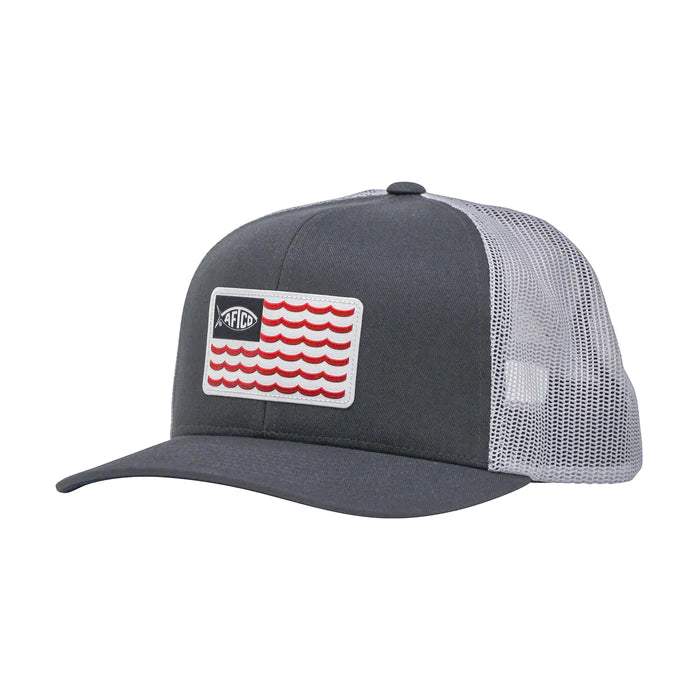 Aftco Canton Trucker Cap-Men's Accessories-Charcoal-ONE SIZE-Kevin's Fine Outdoor Gear & Apparel