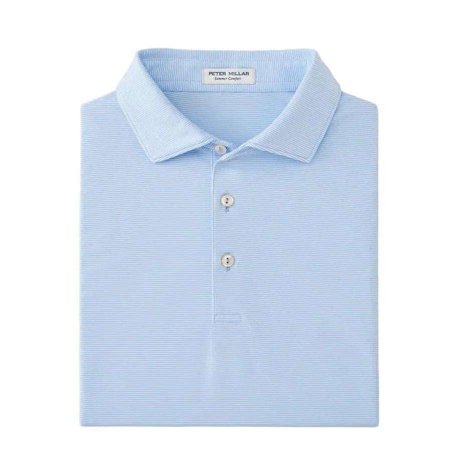 Peter Millar Jubilee Performance Jersey Polo-Men's Clothing-Cottage Blue-S-Kevin's Fine Outdoor Gear & Apparel