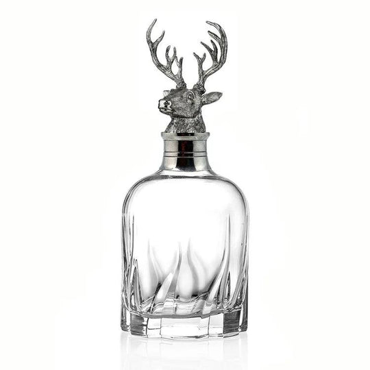 Menagerie Crystal Whiskey Decanter-Home/Giftware-Classic Stag-Kevin's Fine Outdoor Gear & Apparel