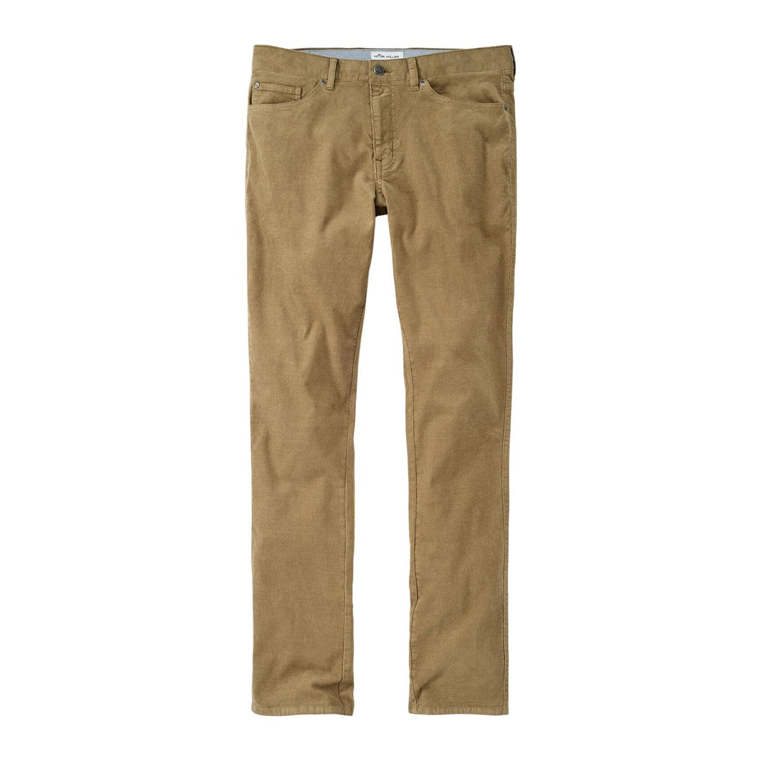 Peter Millar Superior Soft Corduroy Five-Pocket Pant-Men's Clothing-Khaki-32-Kevin's Fine Outdoor Gear & Apparel