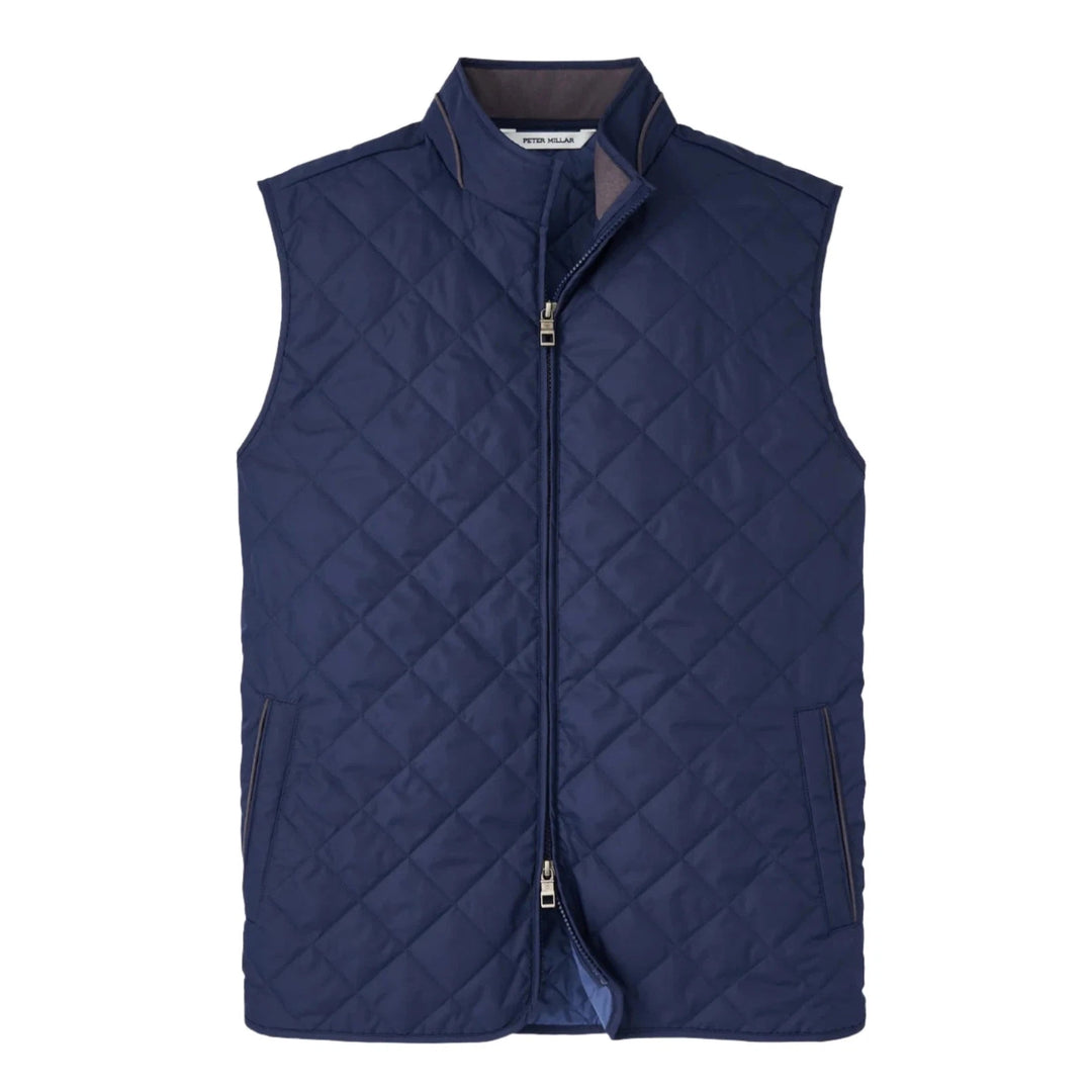 Peter Millar Essex Quilted Travel Vest-Men's Clothing-Navy-S-Kevin's Fine Outdoor Gear & Apparel