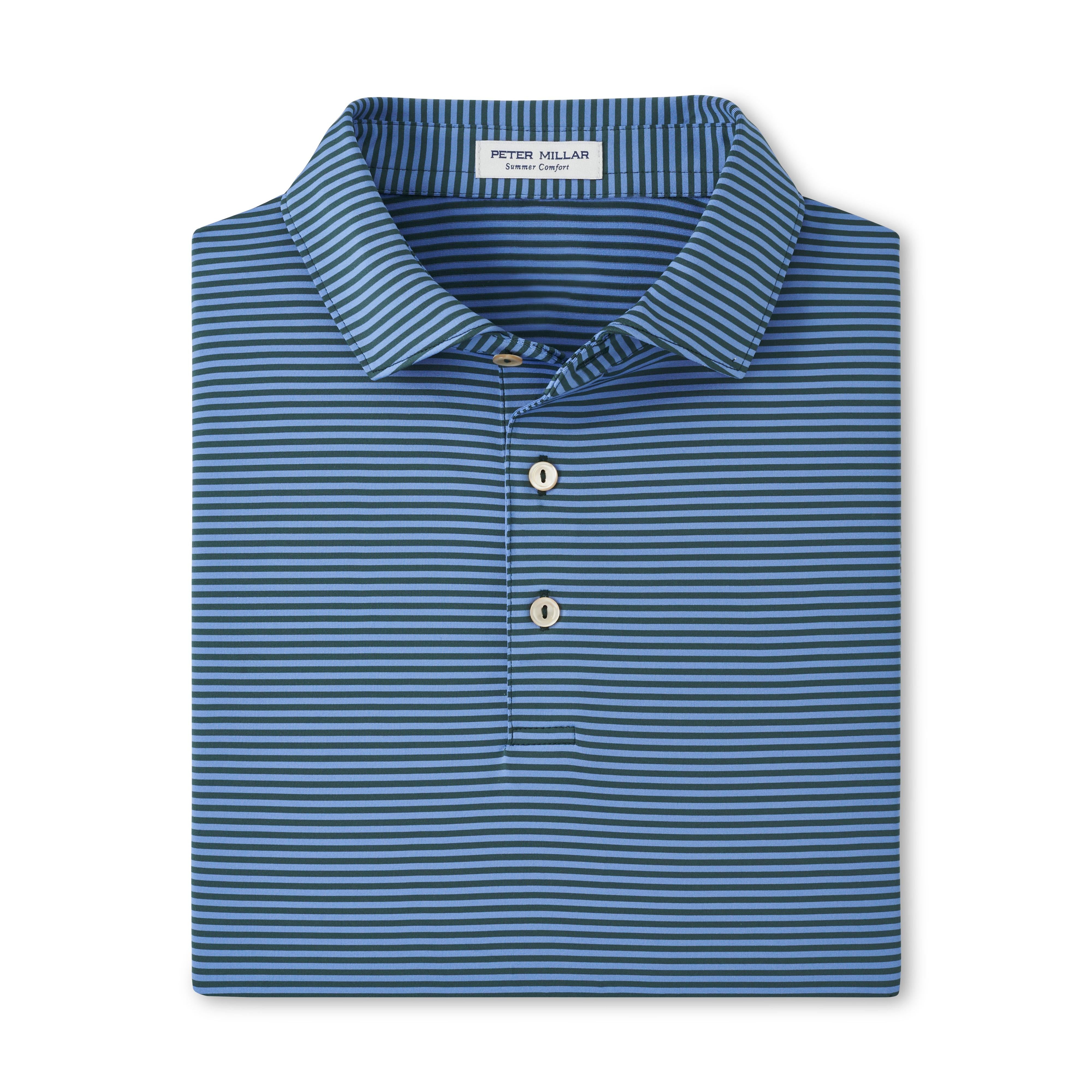 Peter Millar Hales Performance Jersey Polo-Men's Clothing-Nordic Pine-S-Kevin's Fine Outdoor Gear & Apparel