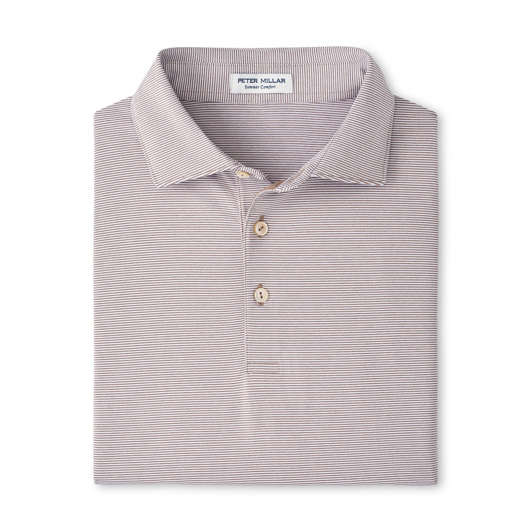 Peter Millar Jubilee Performance Jersey Polo-Men's Clothing-Poplar Brown-S-Kevin's Fine Outdoor Gear & Apparel