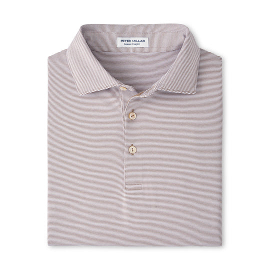 Peter Millar Jubilee Performance Jersey Polo-Men's Clothing-Poplar Brown-S-Kevin's Fine Outdoor Gear & Apparel