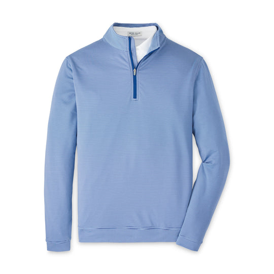 Peter Millar Perth Sugar Stripe Performance Quarter-Zip-Men's Clothing-Sport Navy-S-Kevin's Fine Outdoor Gear & Apparel