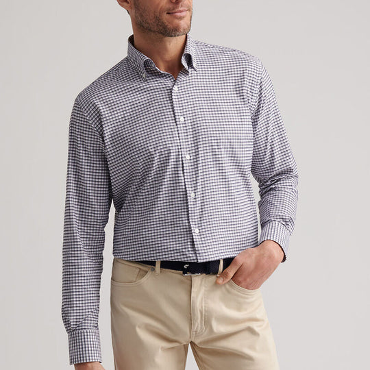 Peter Millar Cashiers Performance Twill Sport Shirt-Men's Clothing-Kevin's Fine Outdoor Gear & Apparel