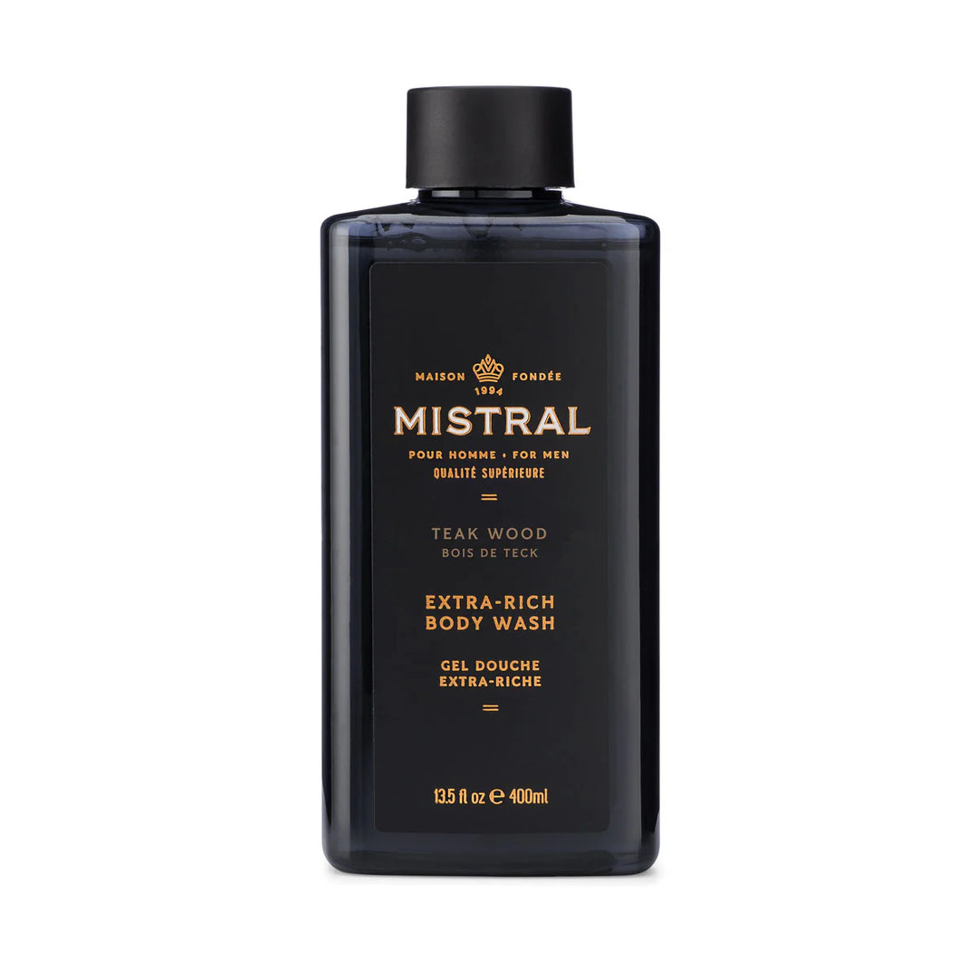 Mistral Men's Body Wash-Home/Giftware-Teak Wood-Kevin's Fine Outdoor Gear & Apparel