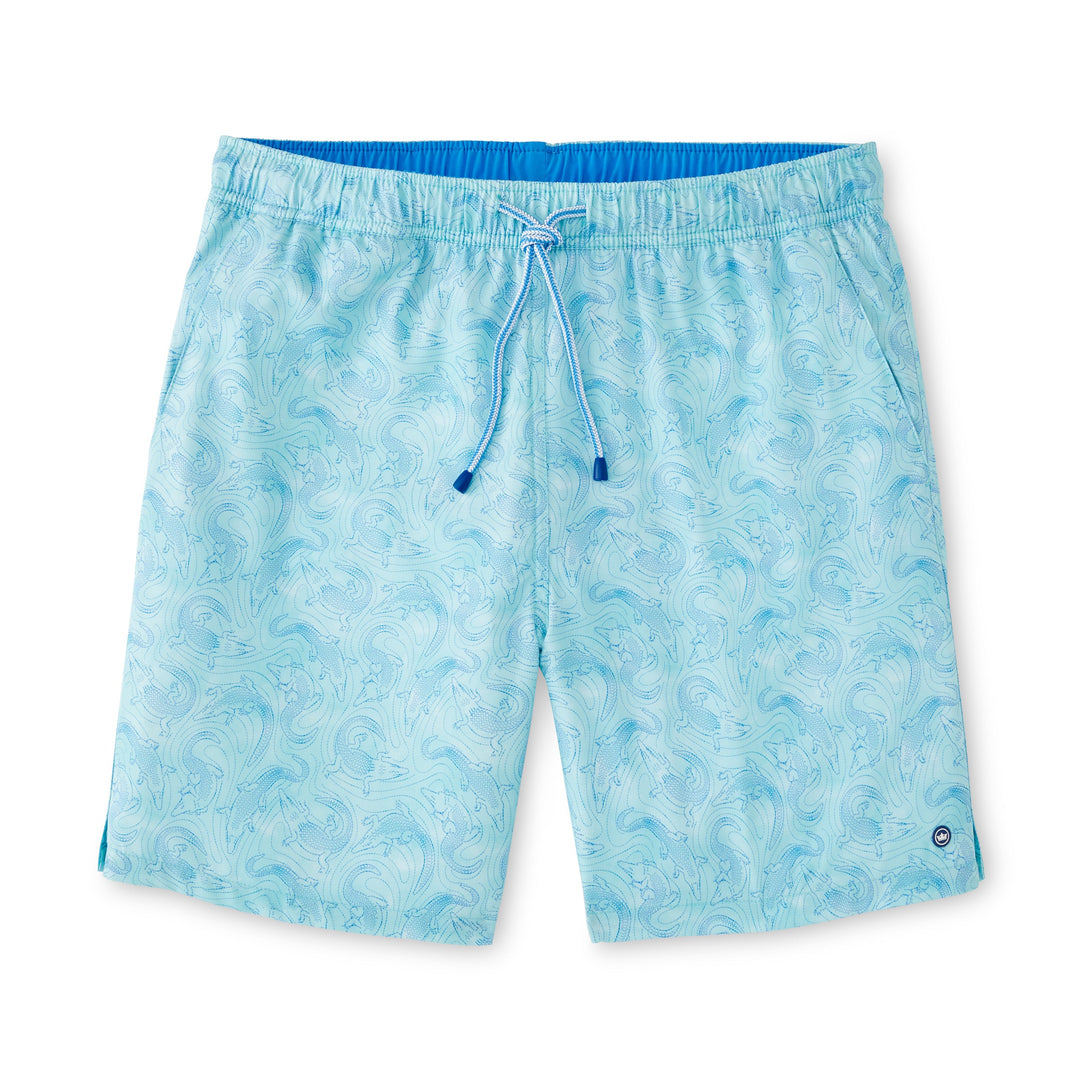 Peter Millar Caiman Islands Swim Trunk-Men's Clothing-Icy Mint-S-Kevin's Fine Outdoor Gear & Apparel