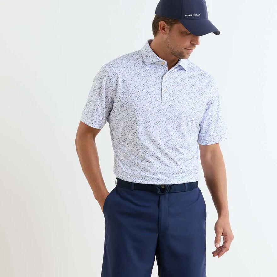 Peter Millar Oyster Roast Performance Jersey Polo-Men's Clothing-Kevin's Fine Outdoor Gear & Apparel