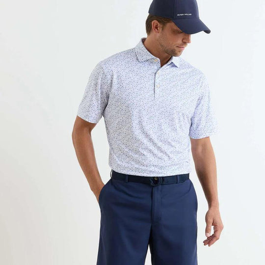 Peter Millar Oyster Roast Performance Jersey Polo-Men's Clothing-Kevin's Fine Outdoor Gear & Apparel