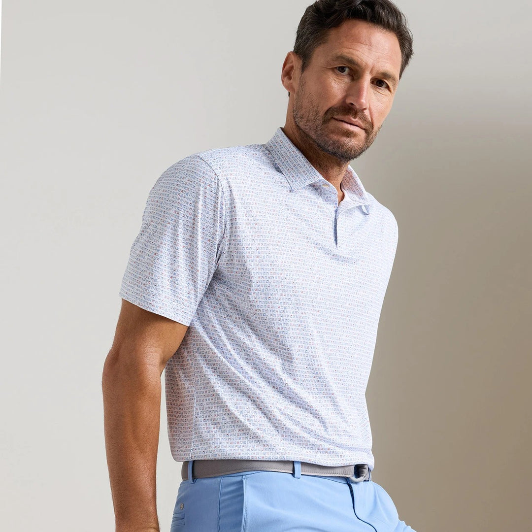 Peter Millar Featherweight Cornhole Performance Polo-Men's Clothing-Kevin's Fine Outdoor Gear & Apparel