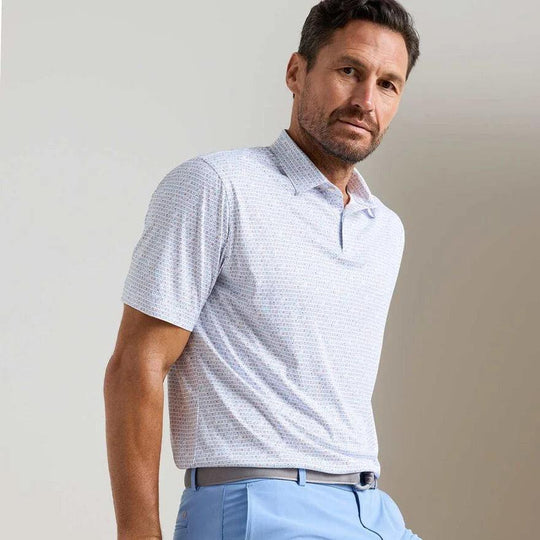 Peter Millar Featherweight Cornhole Performance Polo-Men's Clothing-Kevin's Fine Outdoor Gear & Apparel