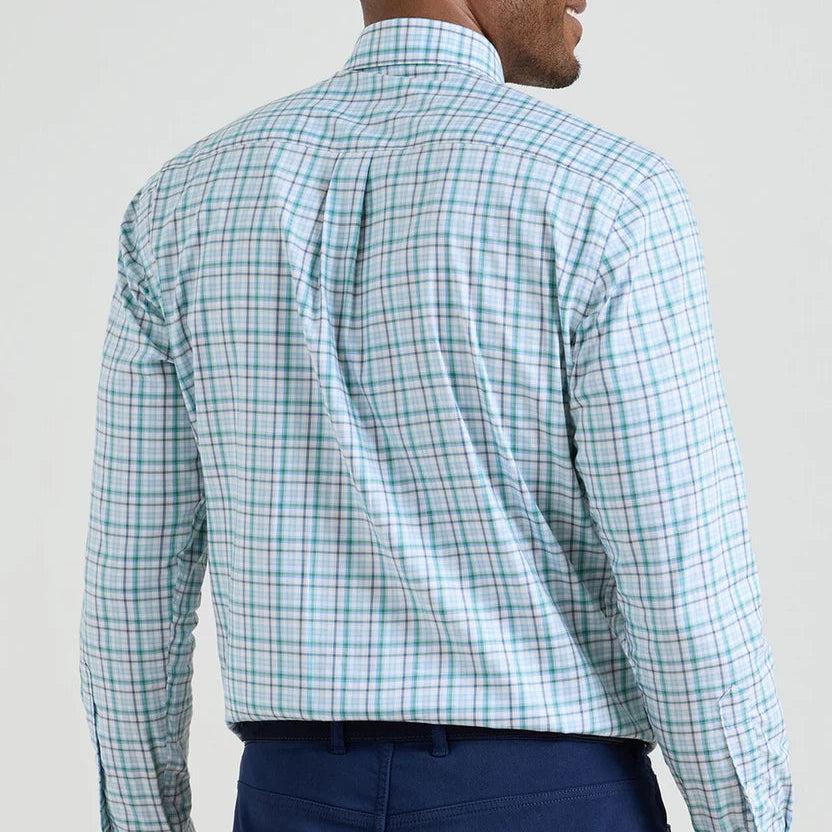 Peter Millar Simon Crown Lite Cotton-Stretch Sport Shirt-Men's Clothing-Kevin's Fine Outdoor Gear & Apparel