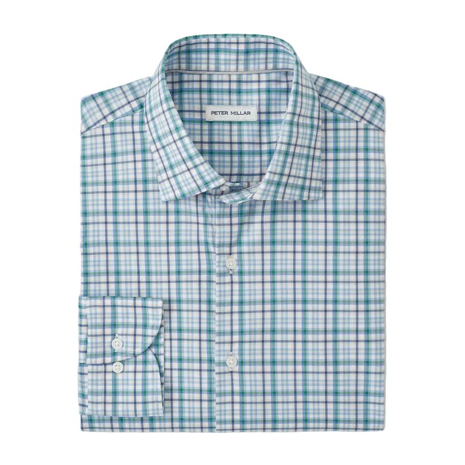 Peter Millar Simon Crown Lite Cotton-Stretch Sport Shirt-Men's Clothing-Kevin's Fine Outdoor Gear & Apparel