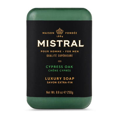 Mistral Men's Bar Soap-Home/Giftware-CYPRESS OAK-Kevin's Fine Outdoor Gear & Apparel