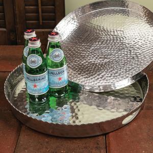 Kevin's Hammered Round Tray 21"-Home/Giftware-Kevin's Fine Outdoor Gear & Apparel