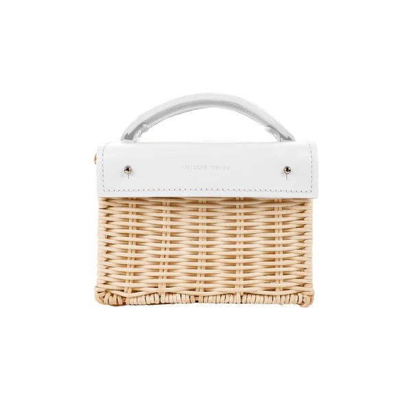 Mini Kuai Wicker Bag-Women's Accessories-White Natural-Kevin's Fine Outdoor Gear & Apparel