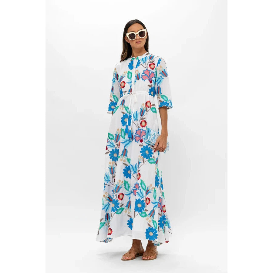 Oliphant Cinched Shirt Maxi Dress-Women's Clothing-Kevin's Fine Outdoor Gear & Apparel