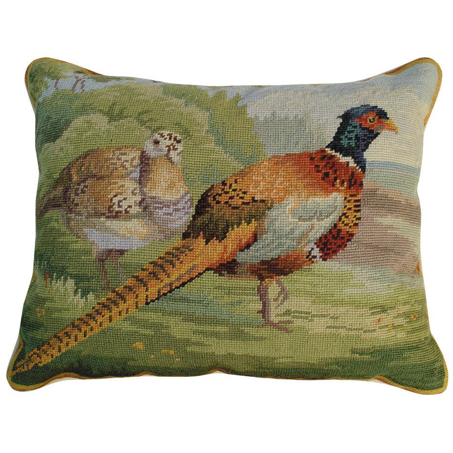 Pheasants In The Field Pillow 16" x 20" Pillow-Home/Giftware-Kevin's Fine Outdoor Gear & Apparel