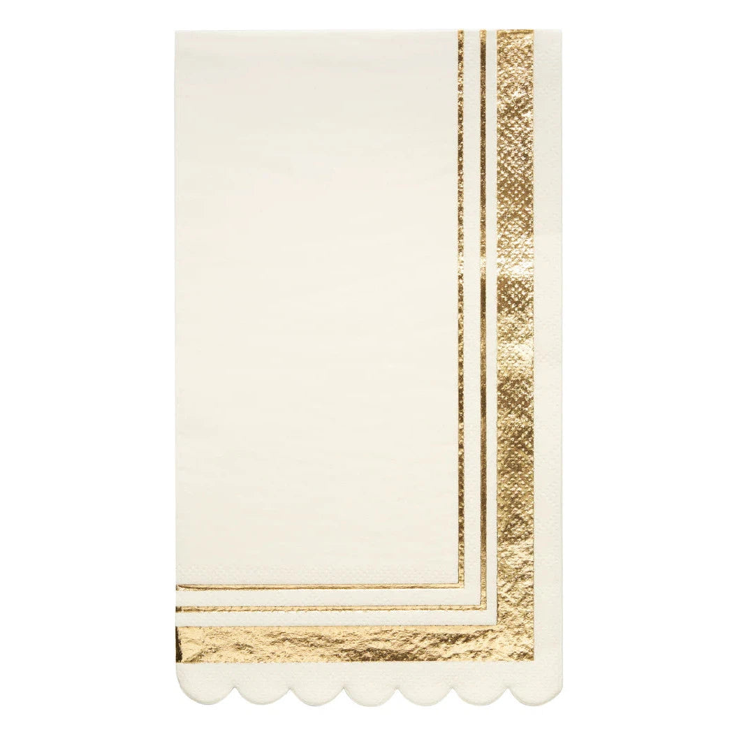 Sophistiplate Guest Towel-Lifestyle-Gold & White-Kevin's Fine Outdoor Gear & Apparel