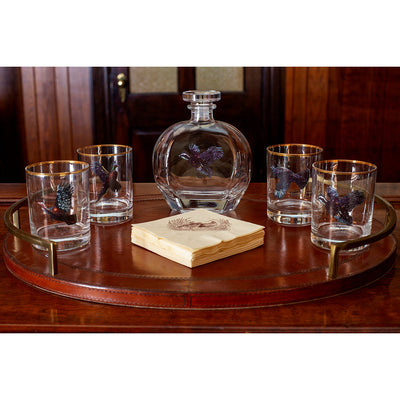 Upland Gamebirds 14 oz Double Old Fashioned Set of 4-Home/Giftware-Kevin's Fine Outdoor Gear & Apparel