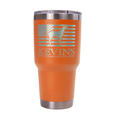 Kevin's Custom Yeti Ramblers-Hunting/Outdoors-Lab Flag-High Desert Clay-30 oz-Kevin's Fine Outdoor Gear & Apparel