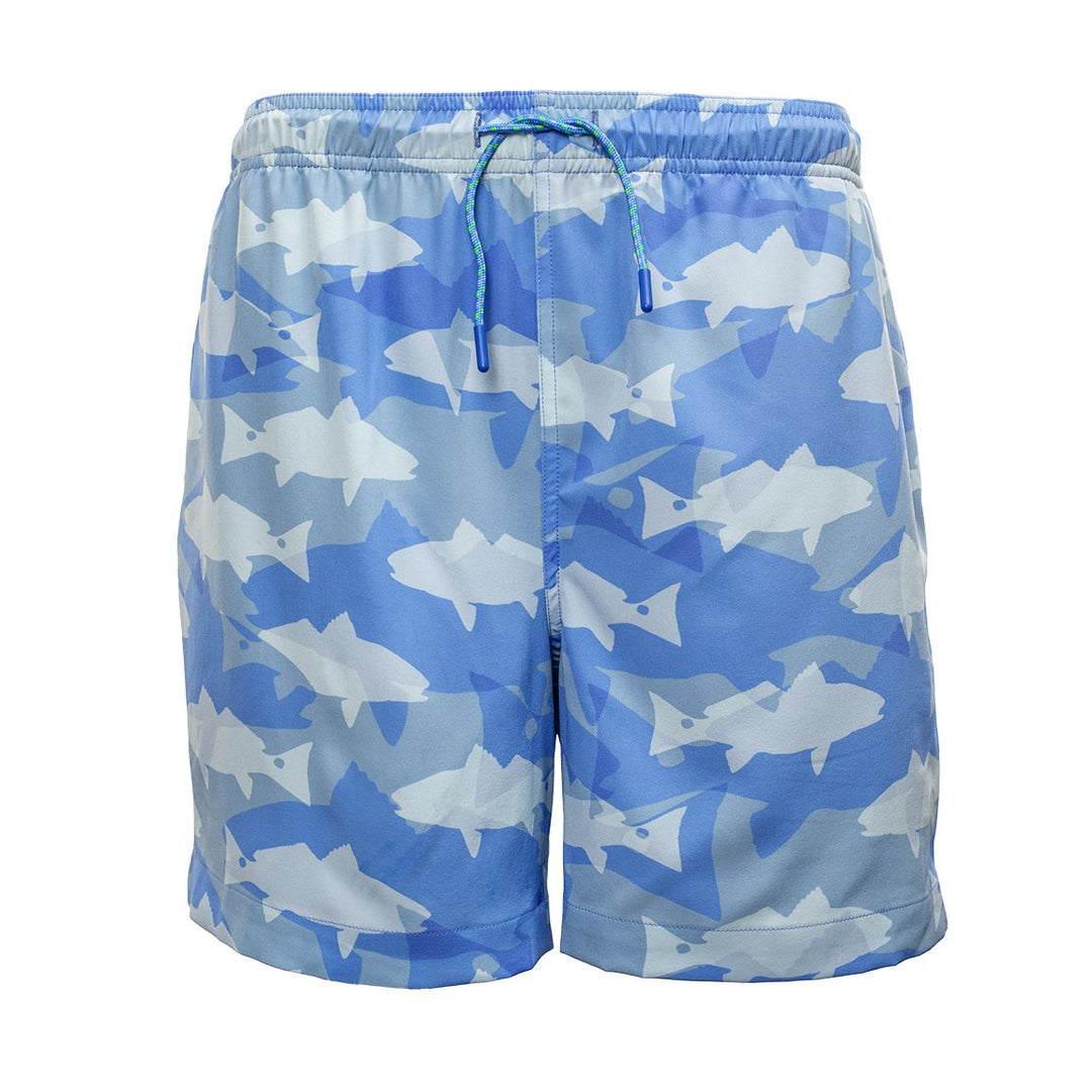 Kevin's Men's Red Fish Swim Trunks-Men's Clothing-Kevin's Fine Outdoor Gear & Apparel