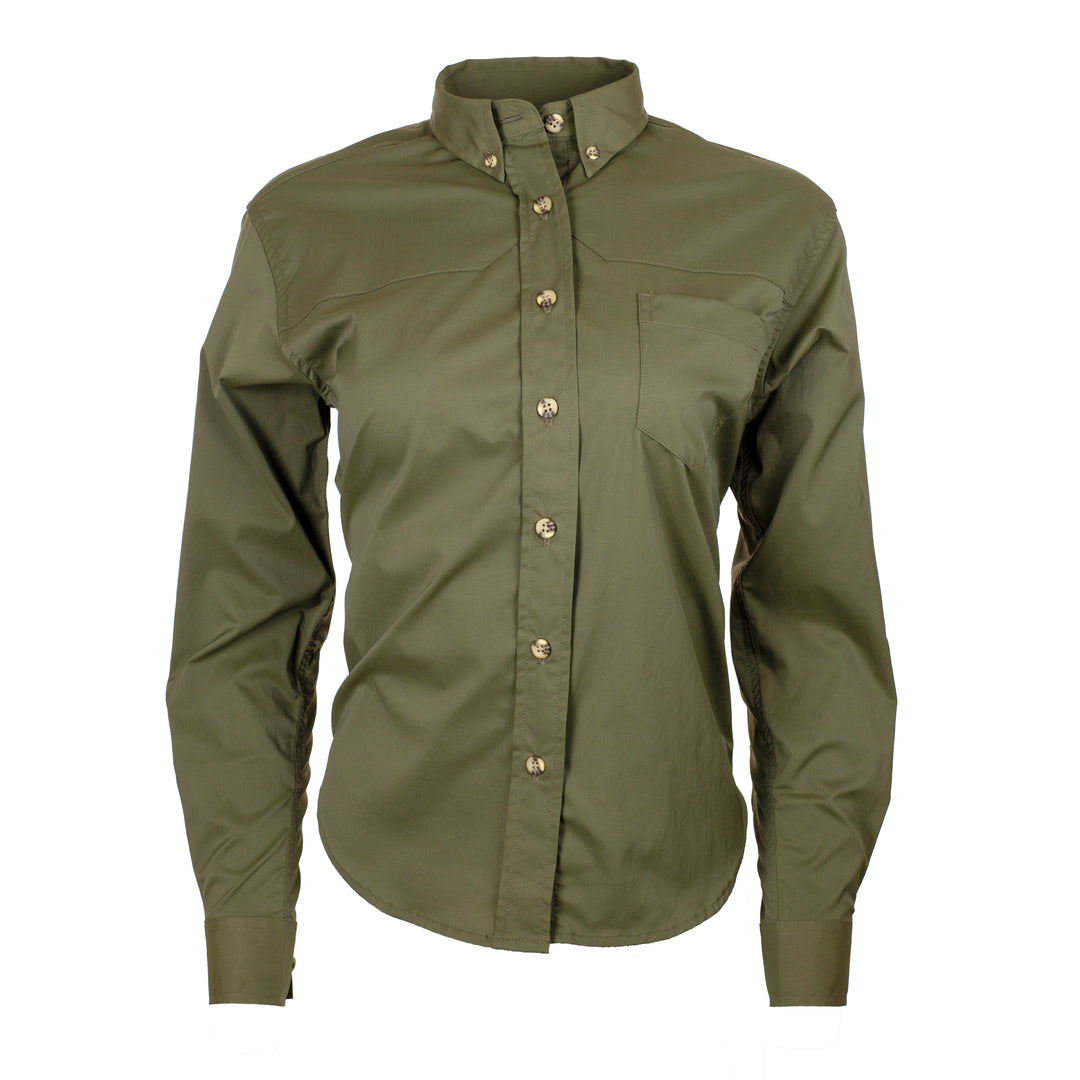 Kevin's Ladies Performance Shooting Shirt-Women's Clothing-Olive-XS-Kevin's Fine Outdoor Gear & Apparel