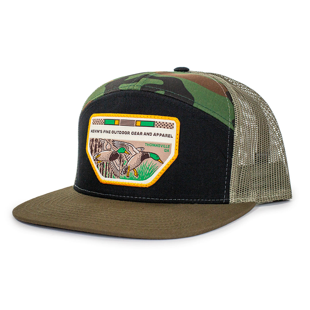 Kevin's Casey Underwood Mallards 7 Panel Cap-Men's Accessories-Kevin's Fine Outdoor Gear & Apparel