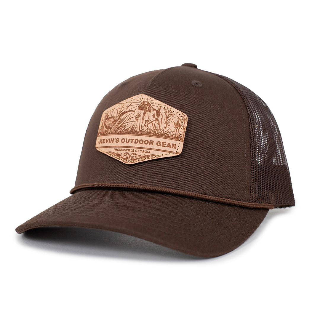 Kevin's Casey Underwood Pointer Cap-Men's Accessories-Brown/Brown Rope-Thomasville-Kevin's Fine Outdoor Gear & Apparel