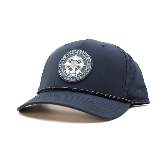 Kevin's Richardson Quad-Crossed Rods Performance Rope Cap-Men's Accessories-Navy/Midnight-Kevin's Fine Outdoor Gear & Apparel