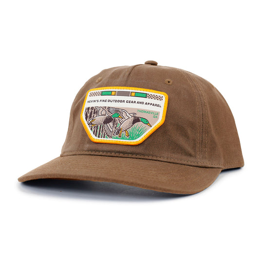 Kevin's Casey Underwood Mallards Waxed Cap-Men's Accessories-Brown-Kevin's Fine Outdoor Gear & Apparel
