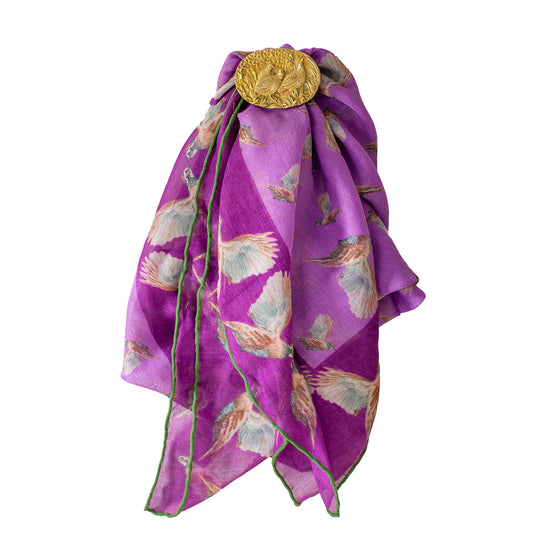 Quail Trio Brass Scarf Rings-Jewelry-Kevin's Fine Outdoor Gear & Apparel