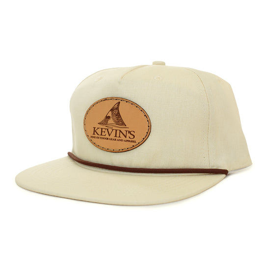 Kevin's Red Fish Rope Cap-Men's Accessories-Cream-Kevin's Fine Outdoor Gear & Apparel