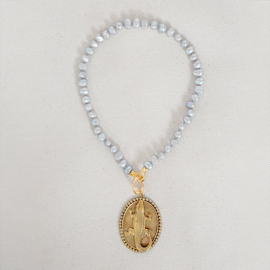 Kevin's Freshwater Pearl Pendant Necklace-Jewelry-Alligator/Grey Pearl-Kevin's Fine Outdoor Gear & Apparel