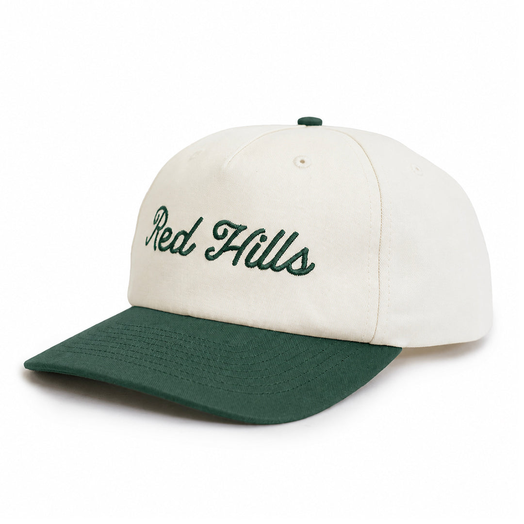 Kevin's Richardson Red Hills 5 Panel Cap-Men's Accessories-Cream/Dark Green-Kevin's Fine Outdoor Gear & Apparel