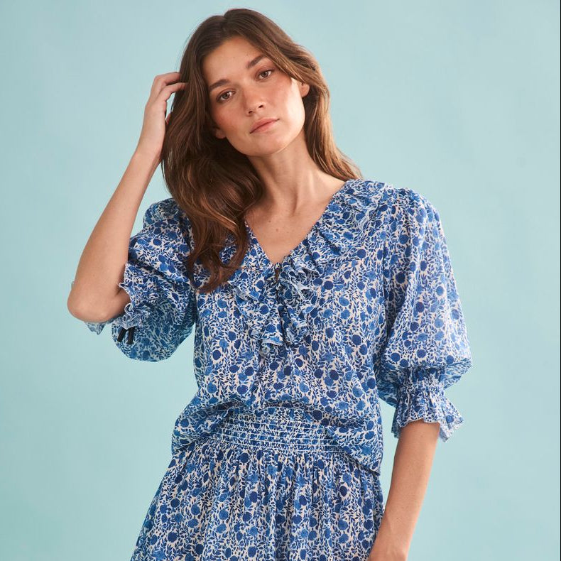 Hunter Bell Imogen Blouse-Women's Clothing-Kevin's Fine Outdoor Gear & Apparel
