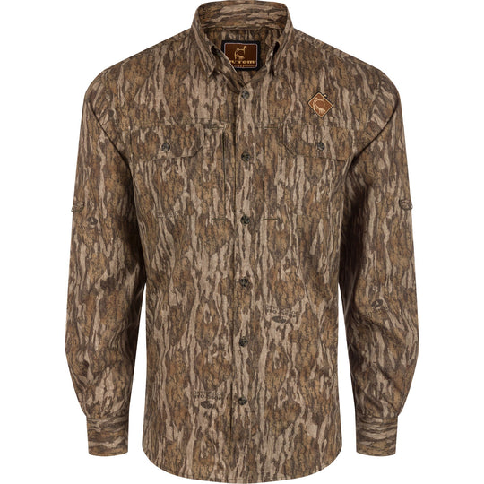 Ol' Tom L/S Camo Wingshooter Trey Shirt-Men's Clothing-Bottomland-S-Kevin's Fine Outdoor Gear & Apparel