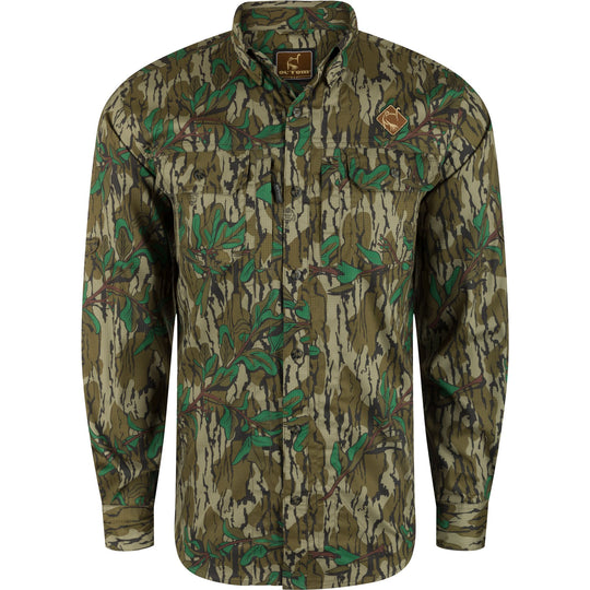 Ol' Tom L/S Camo Wingshooter Trey Shirt-Men's Clothing-Greenleaf-S-Kevin's Fine Outdoor Gear & Apparel