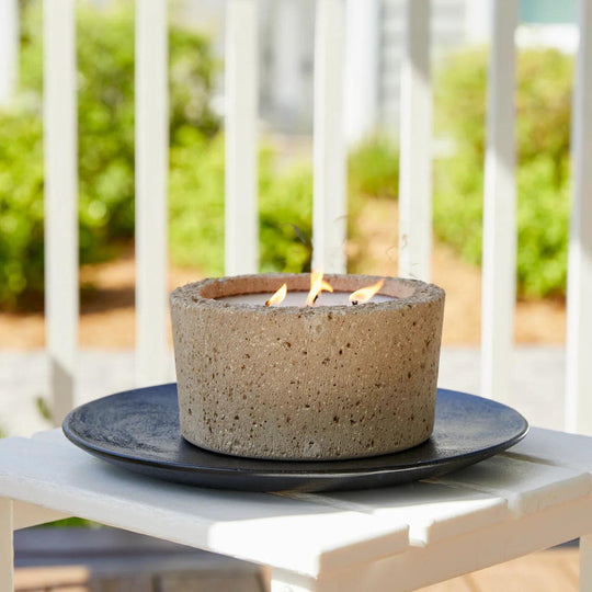 Hillhouse Naturals 32 oz Outdoor Candle in Hypertufa Pot-Home/Giftware-Kevin's Fine Outdoor Gear & Apparel