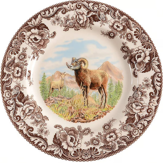 Spode Woodland 10.5" Dinner Plate-Home/Giftware-Big Horn Sheep-Kevin's Fine Outdoor Gear & Apparel