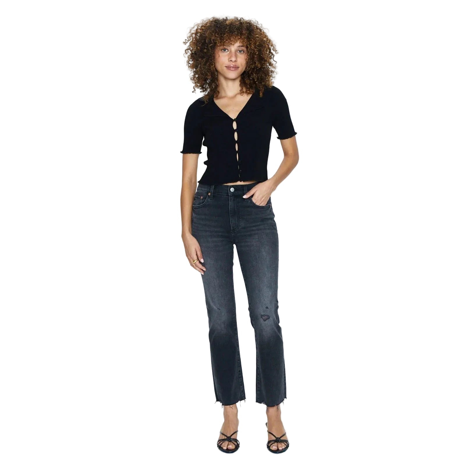  jeans トップス Pistola Women's Lennon High Rise Crop Boot Jeans – Kevin's Fine